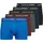 JACK & JONES "JACBLACK – Formschlüssige Boxershorts mit elastischem Bund", Damen, Gr. M, 5 Stk.
