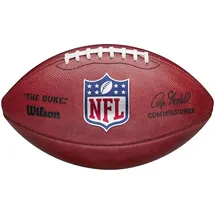Wilson American Football NFL Duke, Offizielle NFL-Größe, Horween-Leder, braun