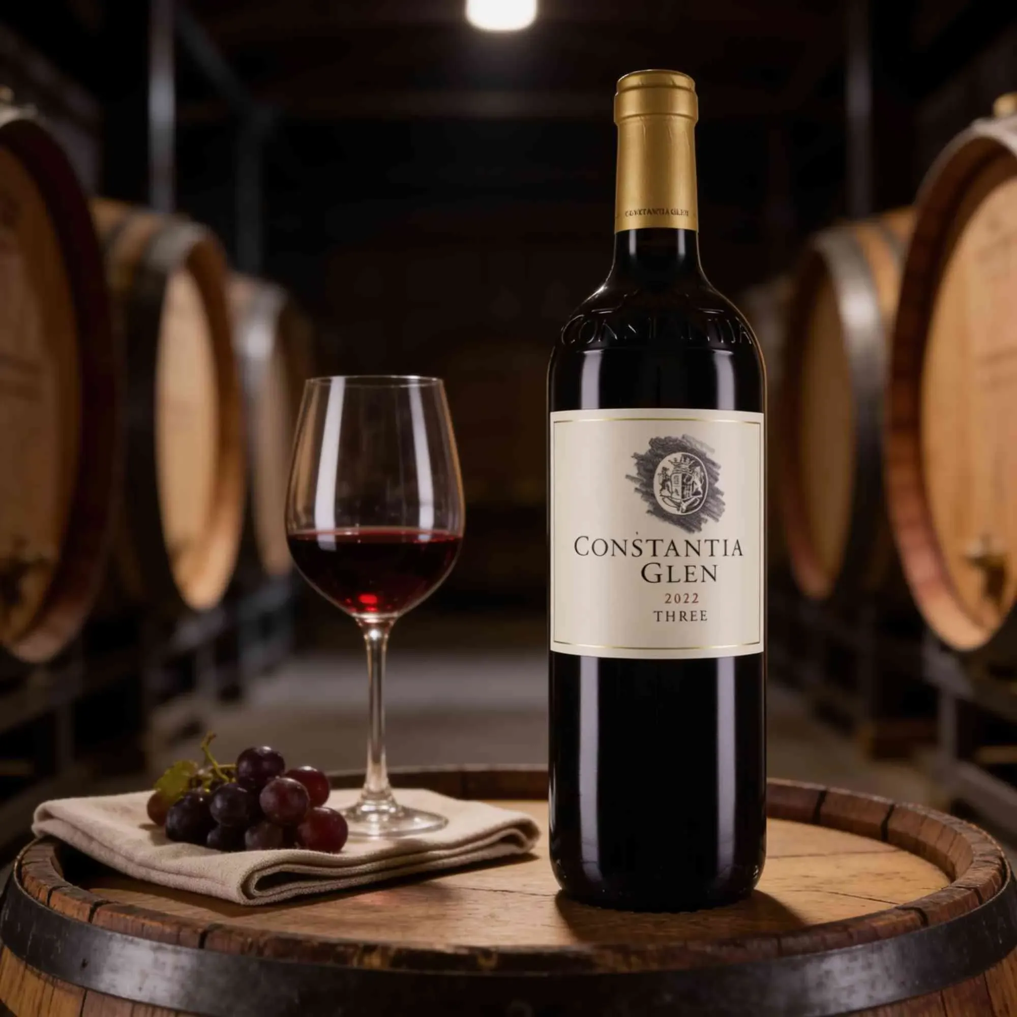 Constantia Glen 2022 Constantia Glen Three 2022 Cabernet Franc,Cabernet Sauvignon,Merlot Südafrika