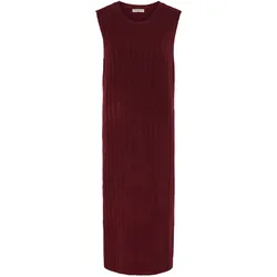 Tchibo - Geripptes Strickkleid - Damen - Gr. S - rot