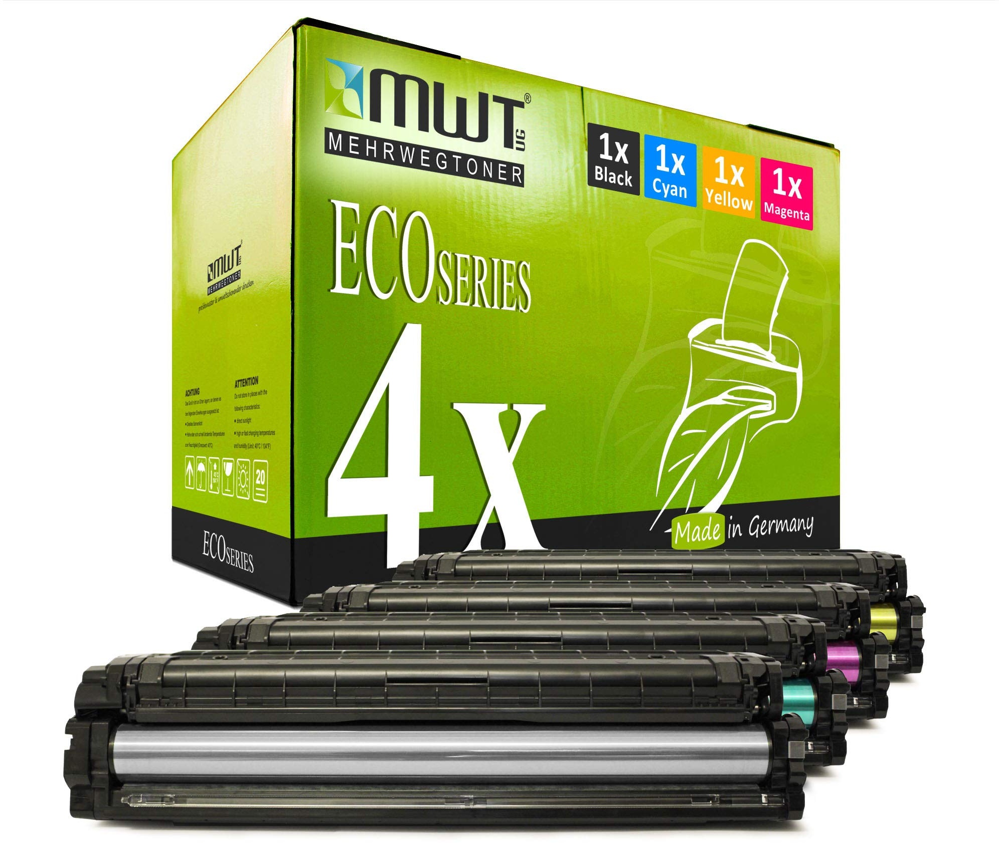 4X MWT Druckerpatronen für Samsung ProXpress C 3010 3060 ND FR Premium line ersetzt CLT-503 CLT503 Set
