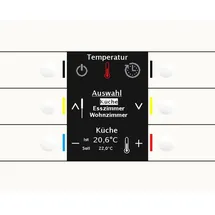 MDT Bedienzentrale Smart 86 Farbdisplay rws/glän BE-BZS86.01