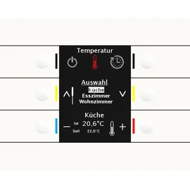 MDT Bedienzentrale Smart 86 Farbdisplay rws/glän BE-BZS86.01