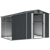 vidaXL Gerätehaus 2,77 x 1,93 m Anthrazit