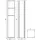 EMCO Asis 150 WC-Modul 80,9 x 16,8 cm Silber/Weiß Glas
