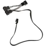 Kolink 1-3 PWM Lüfter, Splitterkabel, PC Lüfter, 0,35 m Schwarz