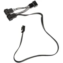Kolink 1-3 PWM Lüfter, Splitterkabel, PC Lüfter, 0,35 m Schwarz