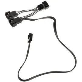 Kolink 1-3 PWM Lüfter, Splitterkabel, PC Lüfter, 0,35 m Schwarz