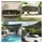 vidaXL Sonnensegel 160 g/m2 Rechteckig Blau 3x6 m HDPE