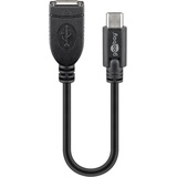 goobay USB-CTM-Verlängerungskabel, schwarz