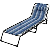 marbueno summer Marbueno Faltbare Liege 190 x 58 x 27 cm Blau