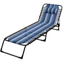 marbueno summer Marbueno Faltbare Liege 190 x 58 x 27 cm Blau