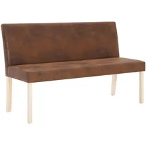 vidaXL Sitzbank 139,5 cm Braun