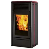Edilkamin Pelletofen | NARA 9+ EVO | 9,2 kW | Keramik bordeaux