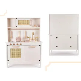 AGA Kinder-Retro-Holzküche aus MDF mit BOHO-Zubehör