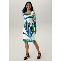 Aniston SELECTED Jerseykleid Shirtkleid Bunt 38