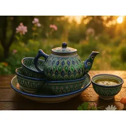 Teeservice aus Keramik