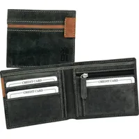 Drachenleder Herren Geldbörse, Brieftasche grau