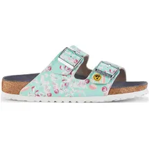 Birkenstock Arizona ESD Birko-Flor flower field mint 36