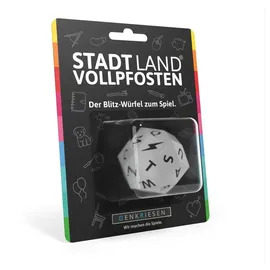 Denkriesen Stadt Land Vollpfosten Würfel - deutsche Version