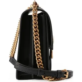 PINKO Love One Mini Umhängetasche Baumwolle/Leather Black/Gold