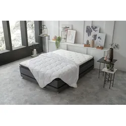 Microfaserbettdecke YATAS BEDDING "Handy, Bettdecke 135x200, 200x200 cm & weiteren Größen", weiß, B:135cm L:200cm, Bezug: 100% Polyester. Füllung: 100% Polyester, Bettdecken, Sommer, Herbst, allergiker geeignet (Hausstauballergiker)