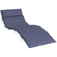 VidaXL Sonnenliegen-Auflage Marineblau Oxford-Gewebe