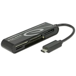 DeLOCK USB 2.0 Kartenleser USB Type-C Stecker 5 Slots