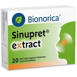 Sinupret® eXtract löst den Schleim, öffnet die Nase, befreit den Kopf 20 St
