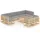 vidaXL Garten-Lounge-Set 10-tlg. natur/grau 3077259
