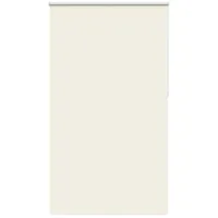 VidaXL Verdunkelungsrollo Cremeweiß 125x210cm Stoffbreite 121,6cm