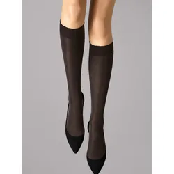 Wolford Damen Kniestrümpfe Velvet de Luxe Knee-Highs 50 DEN