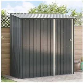 vidaXL Gartenhaus 2,03 x 0,86 m Anthrazit