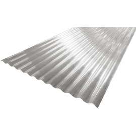 Gutta PC Wellplatte Sinus 76/18 200 x 90 cm 1,4 mm klar/weiß