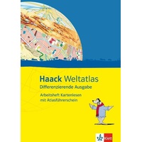 Klett Schulbuchverlag Haack Weltatlas Differenzierende Ausgabe. Arbeitsheft Kartenlesen mit