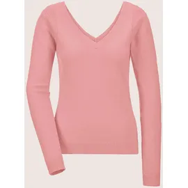 Madeleine V-Pullover mit Rücken-Ausschnitt Rosa 40/42
