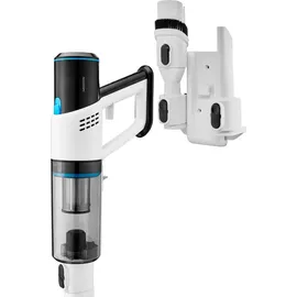 Medion P250 Stabstaubsauger (kabellos, beutellos, Zyklon-Technologie, 250 Watt, 2in1 Stielstaubsauger und Handstaubsauger mit Akku, Staubsensor, HEPA H13, LED Touch Display, Bürstenrolle)