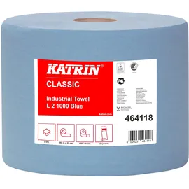 Katrin Putztuchrollen L2 1000 Blue 2-lagig blau,