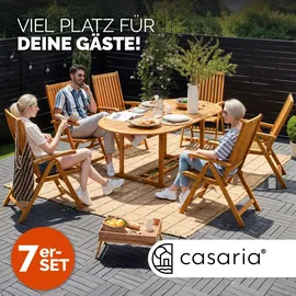 CASARIA Set 7-tlg. Braun