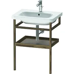 Duravit DuraStyle Handtuchhalter DS988104377 59 x 44 cm, basalt matt/amerikanisch Nussbaum, mit Ablage