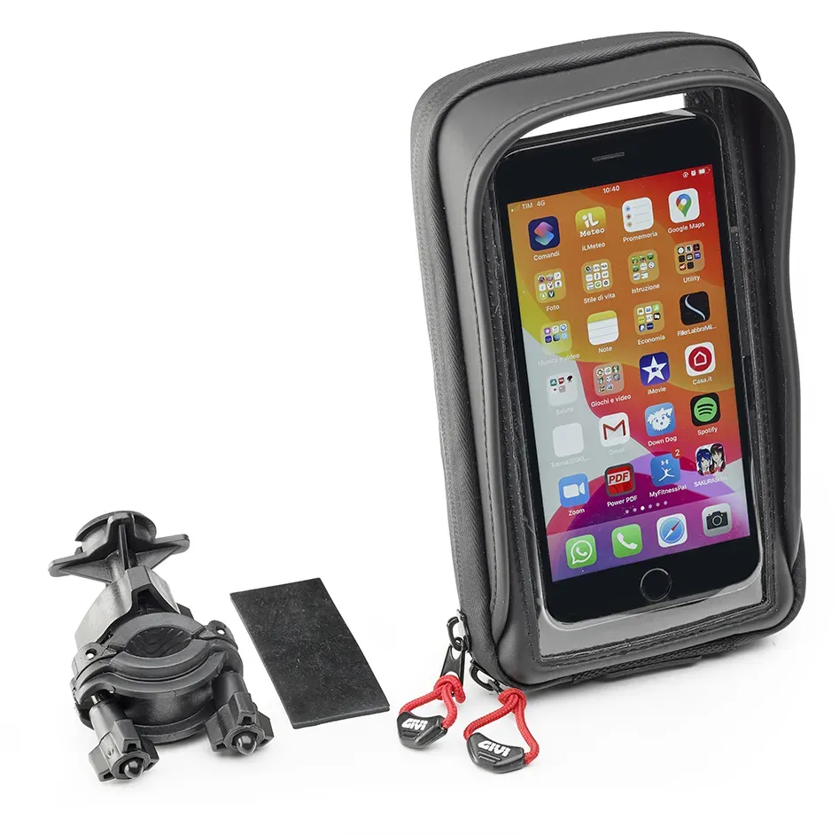 GIVI Smartphone-Tasche, kompatibel mit Roller, Motorrad und Fahrrad, transparent