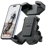 LuxusKollektion Smartphone-Halterung Handyhalterung Fahrrad Lenker 360 4,7-7,0 Zoll Smartphone Black schwarz