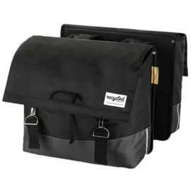 URBAN PROOF Recycled Double Fahrradtaschen schwarz/grau