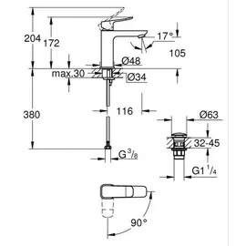 Grohe 1018362430 - Schwarz