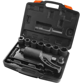 Vevor Drehmomentvervielfältiger 4800 Nm, Drehmoment Verstärker 1:58, Drehmomentverstärker 25,4 x 25,4 mm, Drehmomentverstärker Radschlüssel Set 21# Quadratisch 24/27/30/32/33/38 mm Kraftschrauber