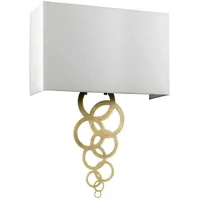 Elsteadlighting Große Wandleuchte Rosa mit 2 Lichtern - Gealtertes