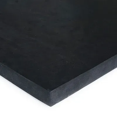 Zellkautschukplatte EPDM 50° Shore, schwarz, Stärke 3mm 1x1m