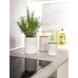 Wenko Maya Vorratsdose weiß 9,5 cm x 12 cm 0,4 l