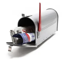 Wiltec U.S. Mailbox silber