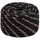 vidaXL Leinen Bootsseil 20 mm 25 m Polypropylen Schwarz/Rot